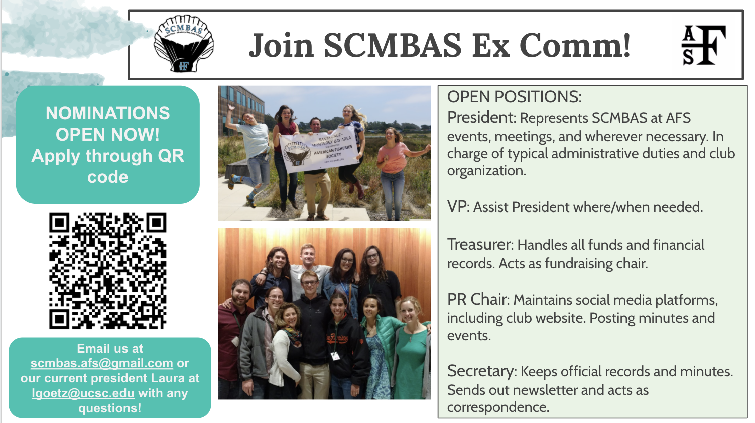 Do you want to join our Executive Committee?