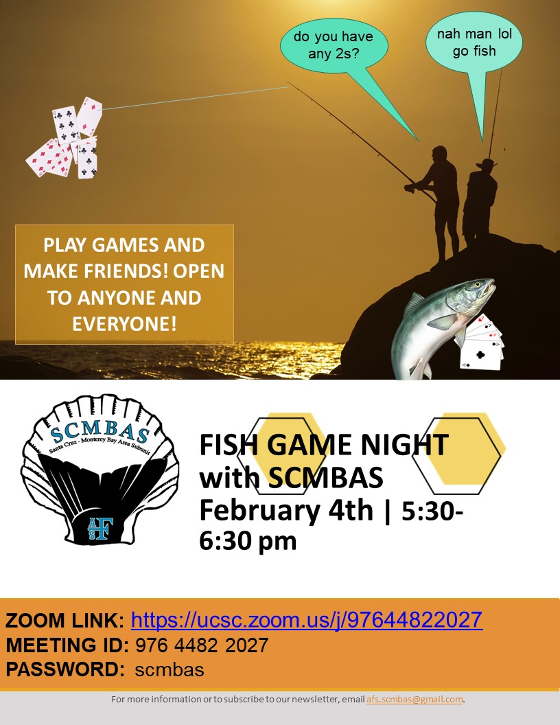 Fish Game Night on Feb. 4th from 5:30-6:30pm!