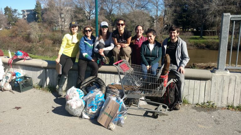 Group photo of SCMBAS members cleaning up the san lorenzo